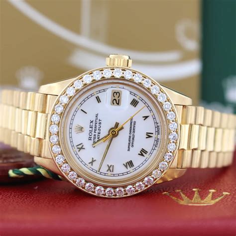 used ladies rolex presidential|ladies 26mm rolex datejust president.